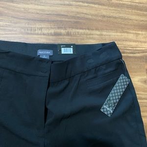 Massini Barely Boot black dress pants